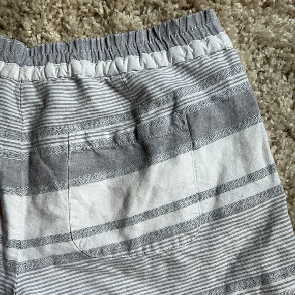LOFT Gray Linen and cotton shorts - Picture 5 of 6